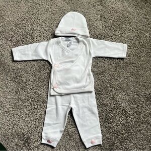 Baby White Whale Outfit Set